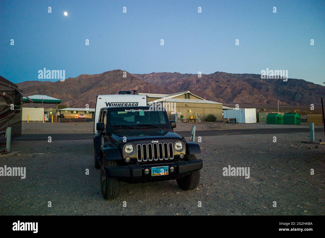 Tempo libero nei pozzi di stovepipe nel Death Valley National Park, California, USA Foto Stock