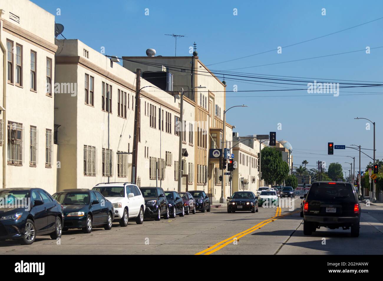 Los Angeles, spesso conosciuta con le sue iniziali L.A., è la città più popolosa dello stato della California, Stati Uniti Foto Stock