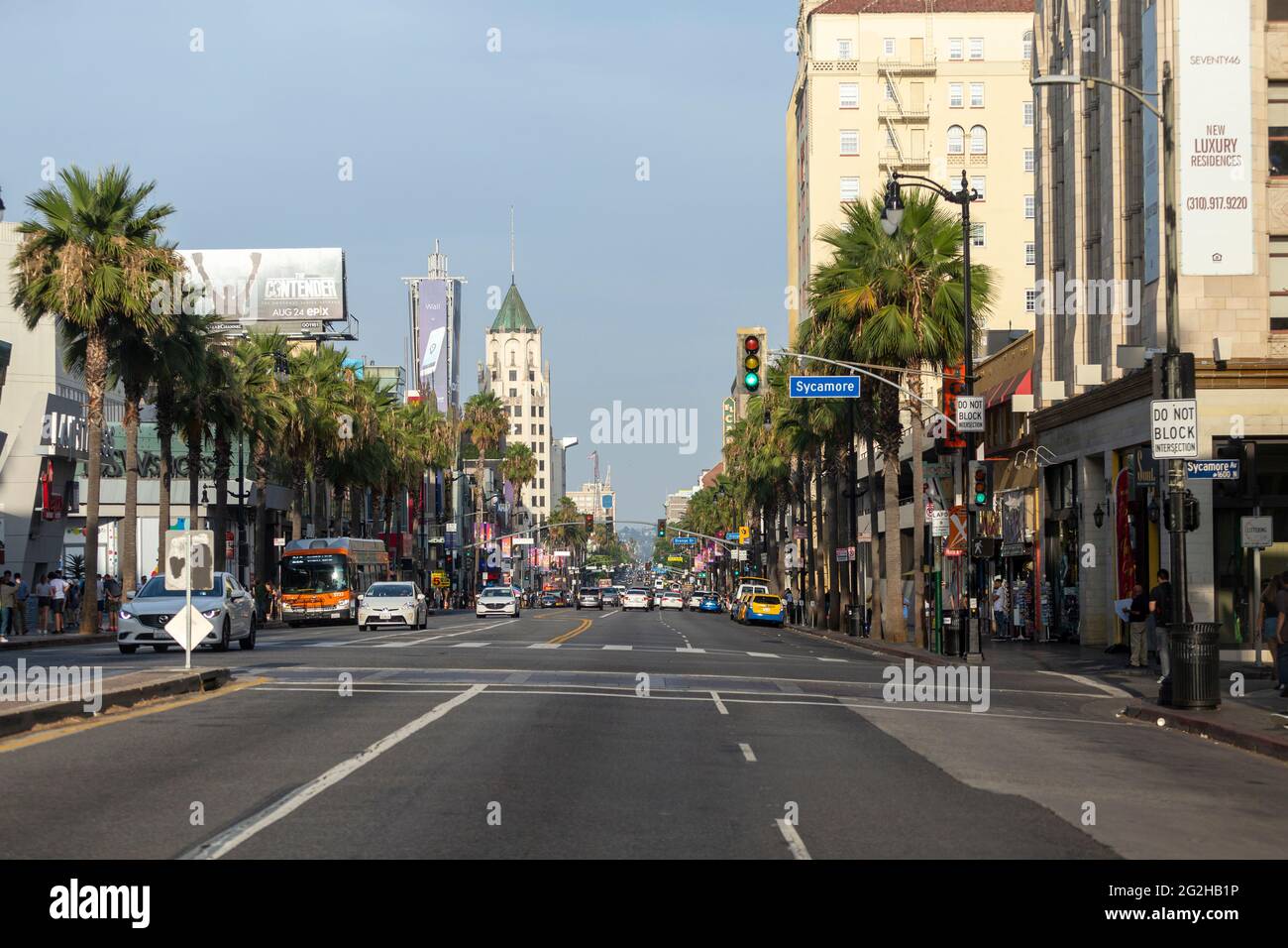 Los Angeles, spesso conosciuta con le sue iniziali L.A., è la città più popolosa dello stato della California, Stati Uniti Foto Stock