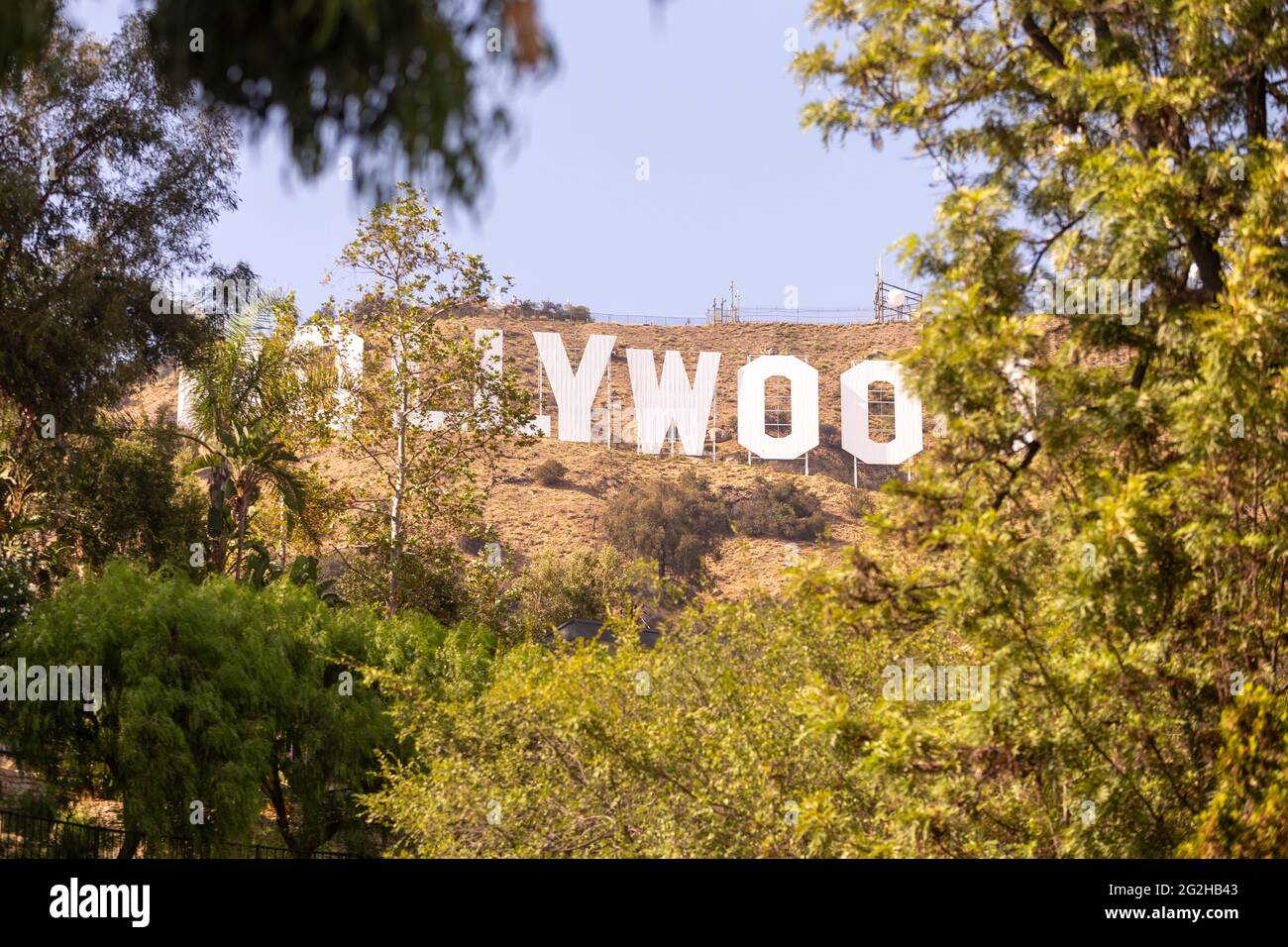 Scena a Hollywood, Los Angeles, California, USA Foto Stock