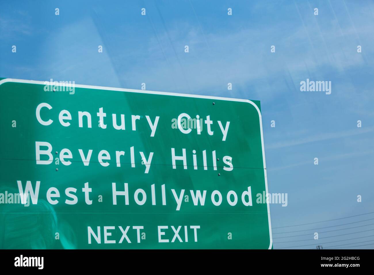 Accedi a Beverly Hills, Los Angeles, California, USA Beverly Hills, Los Angeles, California, Stati Uniti Foto Stock