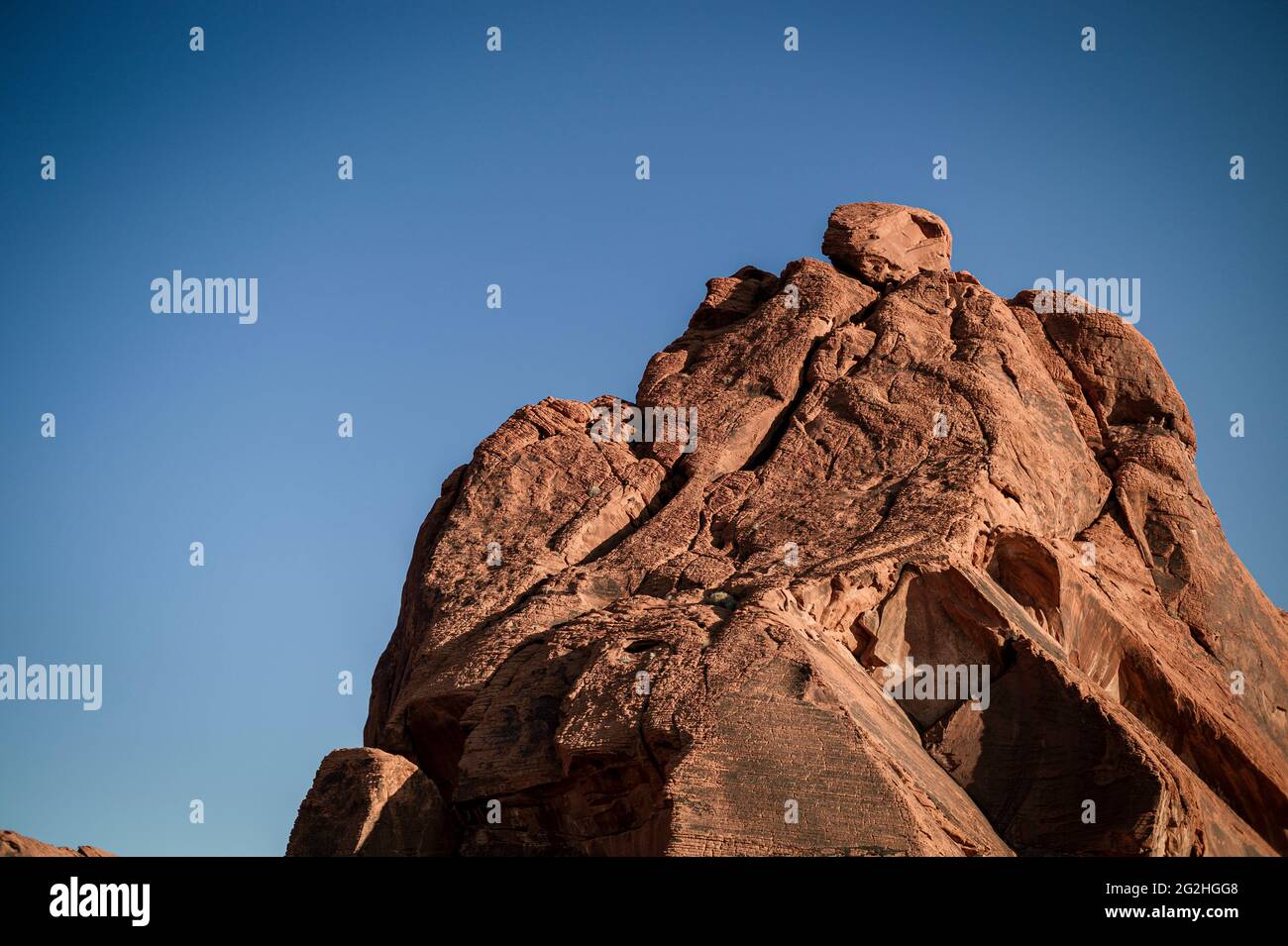 La Valle del Fuoco del parco statale, Nevada, STATI UNITI D'AMERICA Foto Stock