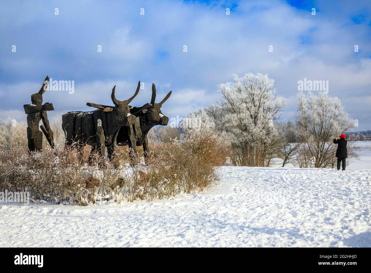 Punto di vista con il diavolo e il bue Foto Stock