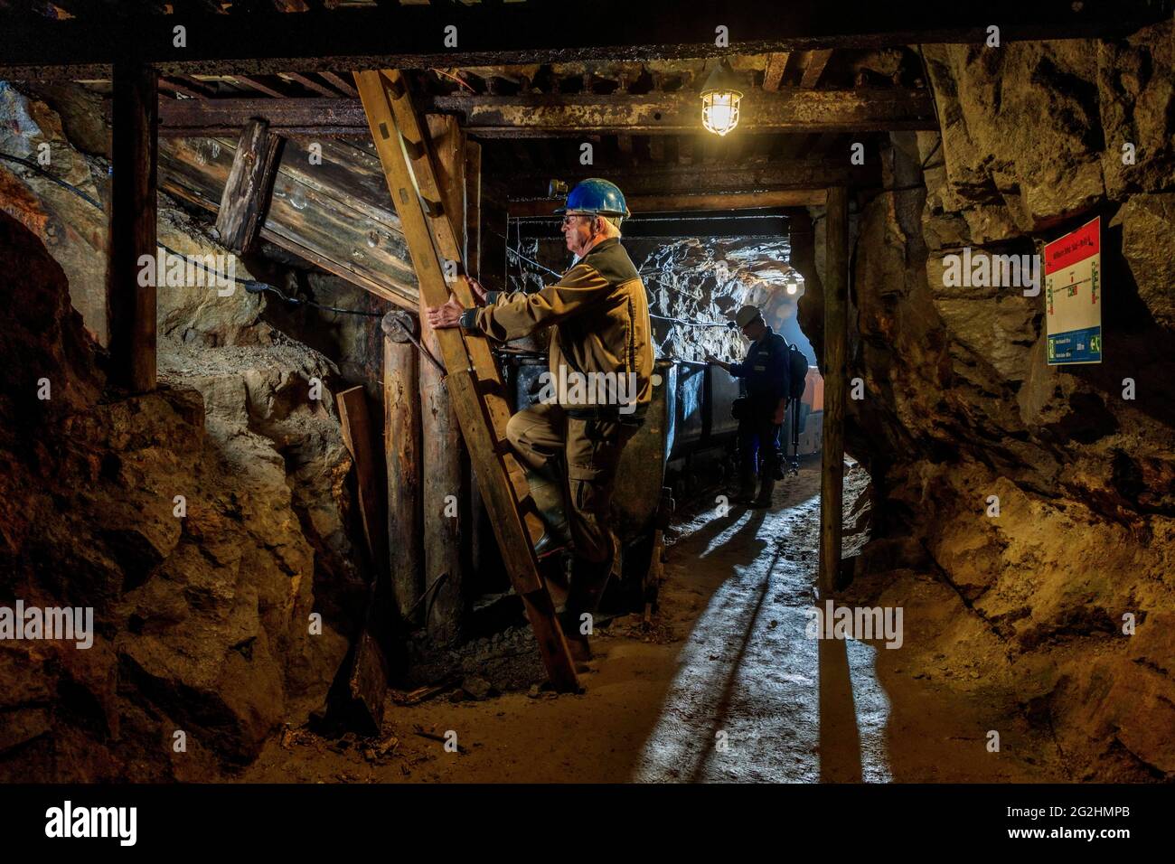 Nell'estate del 2019, le montagne ore hanno ricevuto il titolo di Patrimonio dell'Umanità dell'UNESCO - il paesaggio culturale e minerario delle montagne ore Foto Stock