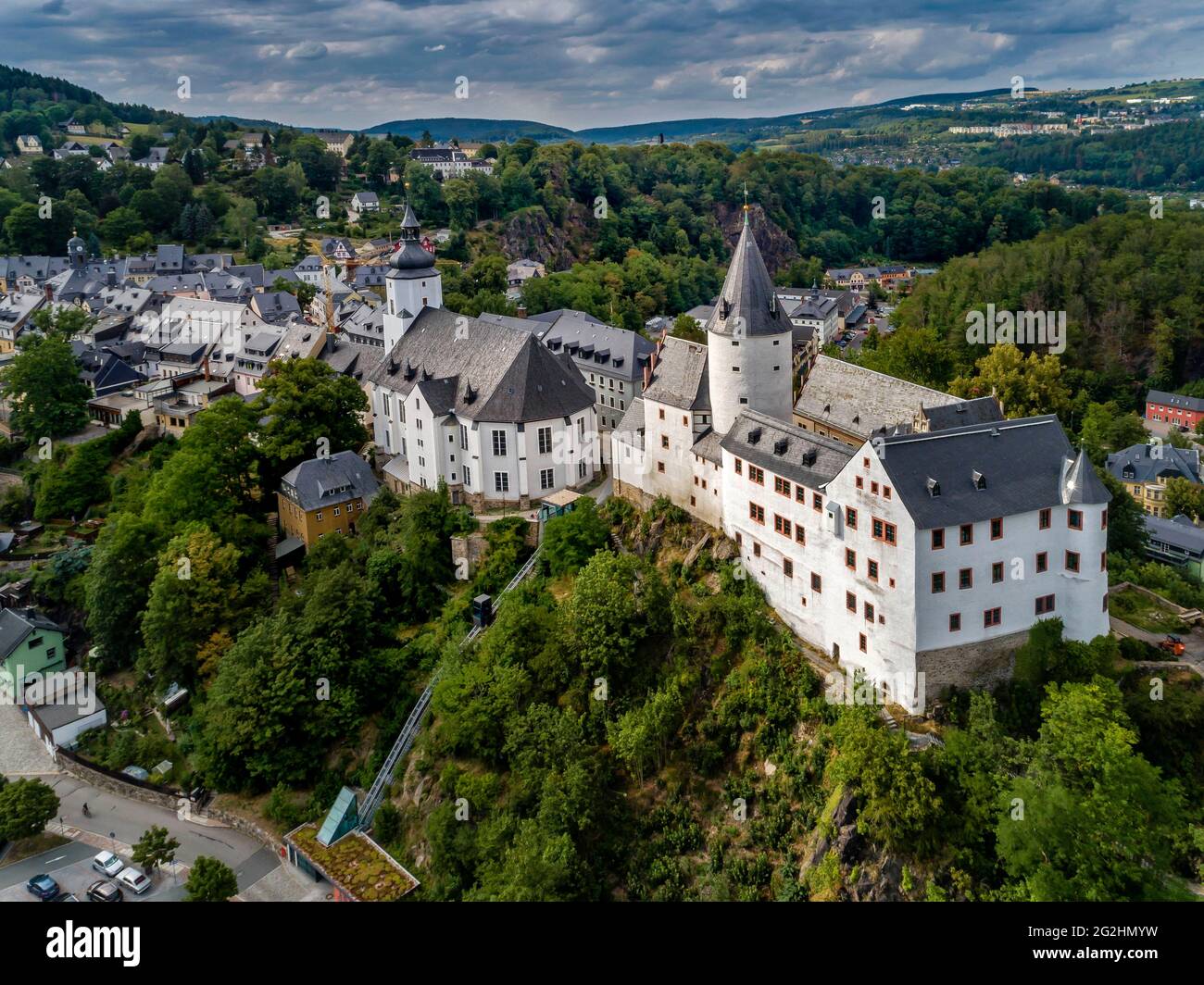 Castello di Schwarzenberg Foto Stock
