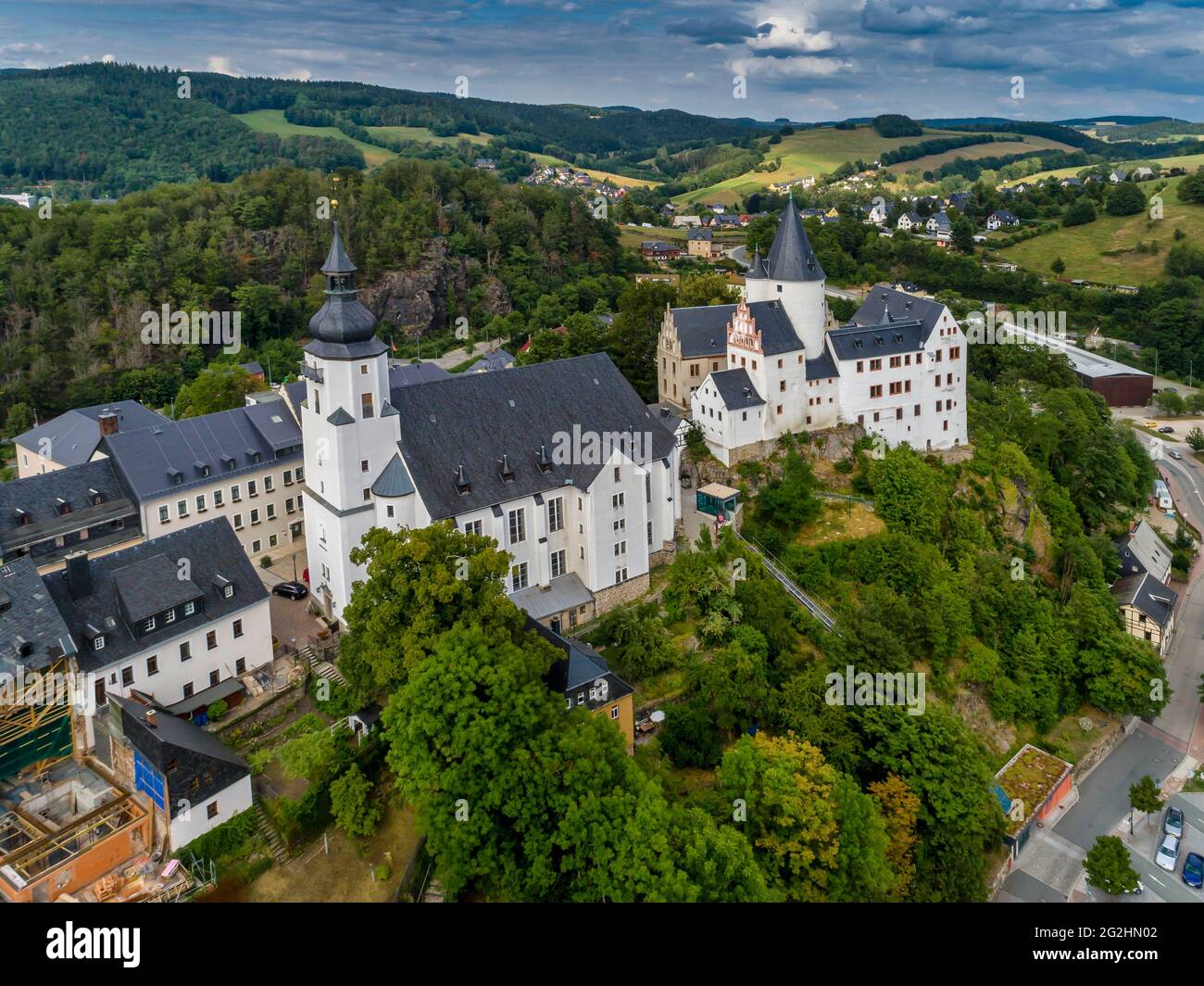 Castello di Schwarzenberg Foto Stock