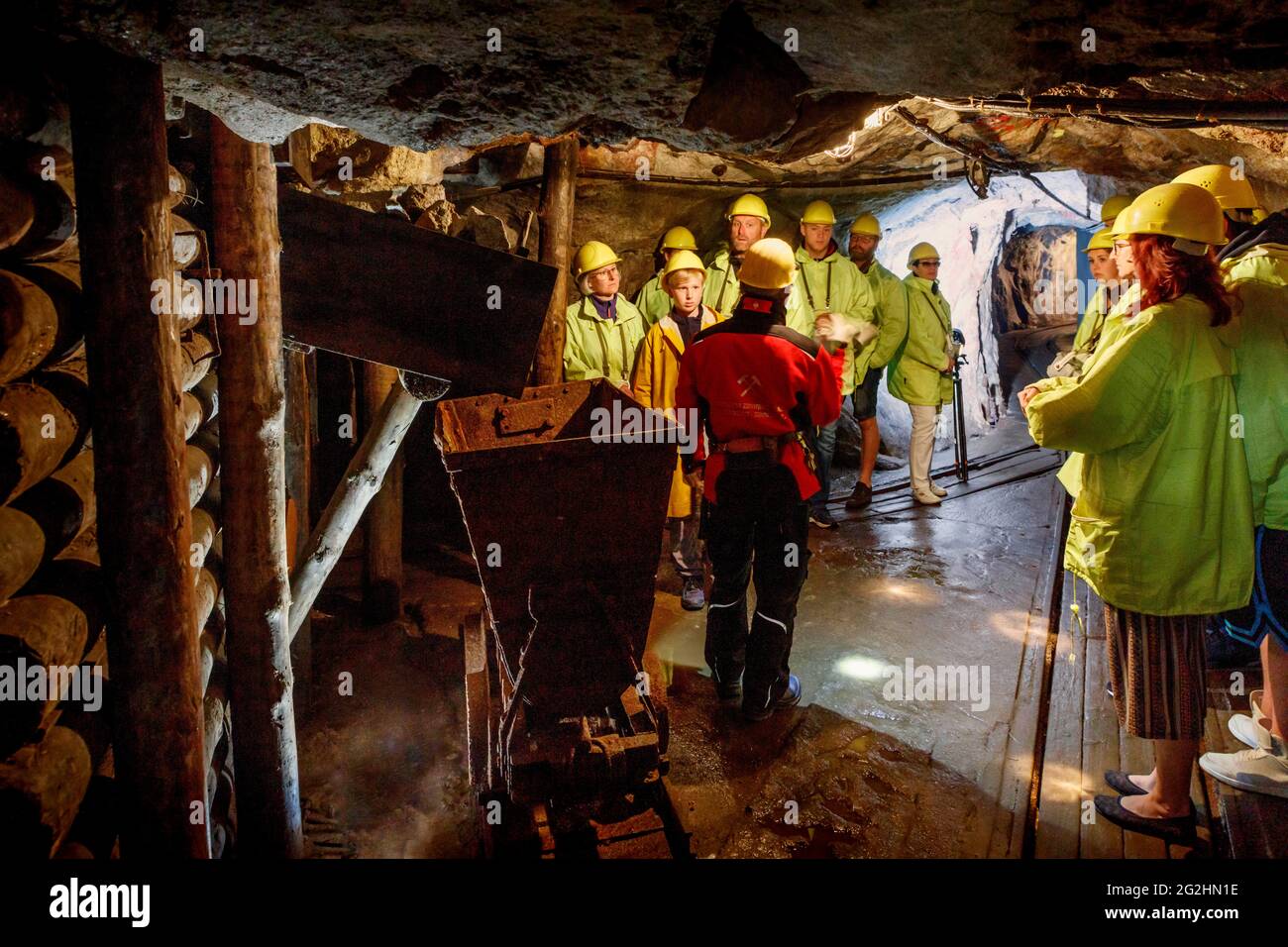 UNESKO Patrimonio Culturale Mondiale: Il paesaggio minerario di Altenberg-Zinnwald nelle montagne di ore orientali Foto Stock