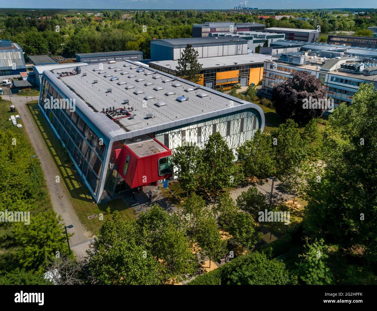 Il centro di ricerca per materiali leggeri Panta Rhe è situato presso l'Università di tecnologia di Brandeburgo Cottbus (BTU) Foto Stock