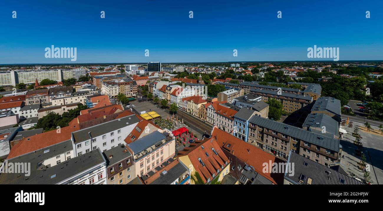 Cottbus vecchio mercato Foto Stock