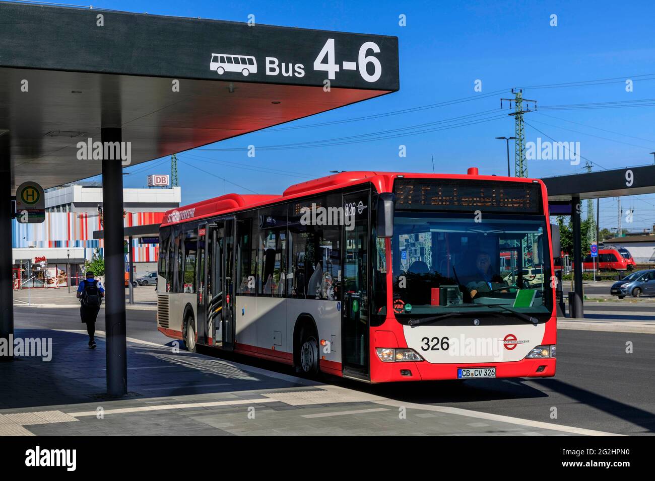 Cottbus: Nuovo centro di trasporto nel sud del Brandeburgo Foto Stock