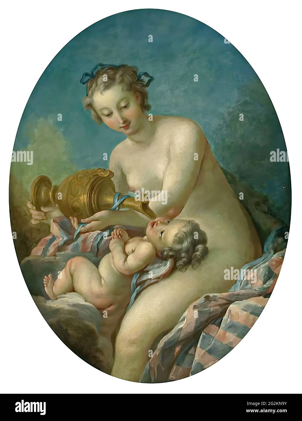 François Boucher - Venere che dà Nectar a C. Foto Stock