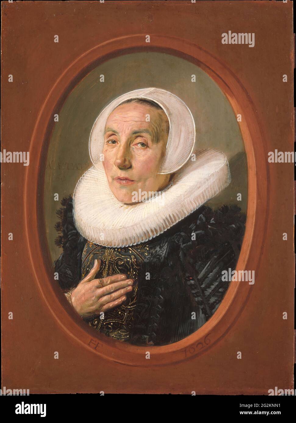 Frans Hals - Anna Van Der Aar Foto Stock