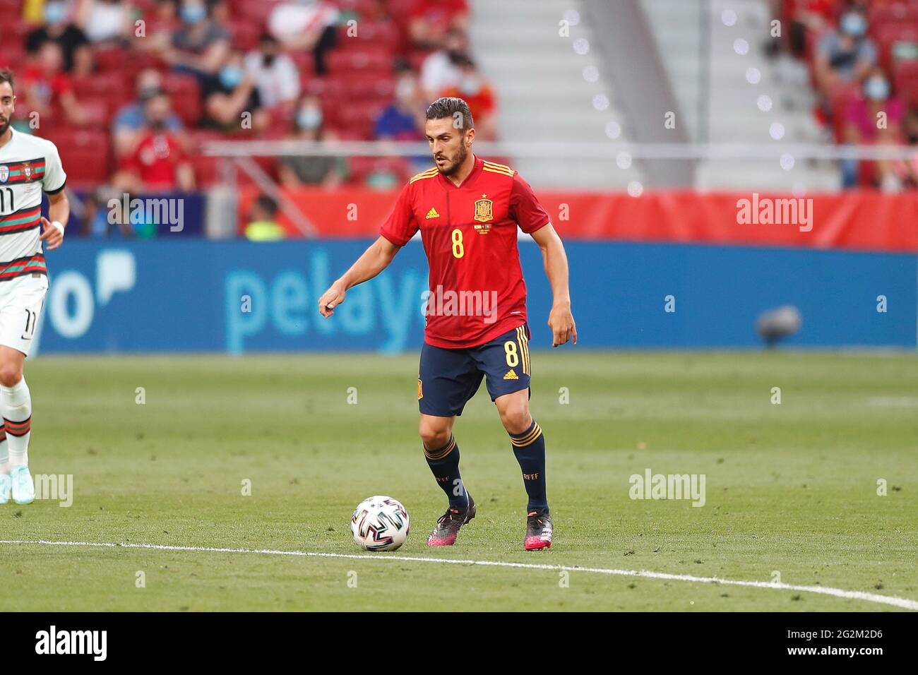 Koke (ESP), 4 GIUGNO 2021 - Calcio / Calcio : International friendly match tra Spagna 0-0 Portogallo all'Estadio Wanda Metropolitano di Madrid, Spagna. (Foto di Mutsu Kawamori/AFLO) Foto Stock