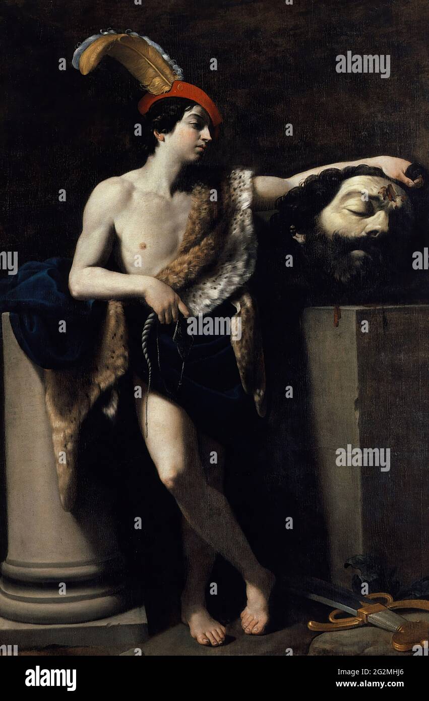 Guido reni - Davide con testa Golia 1606 Foto Stock
