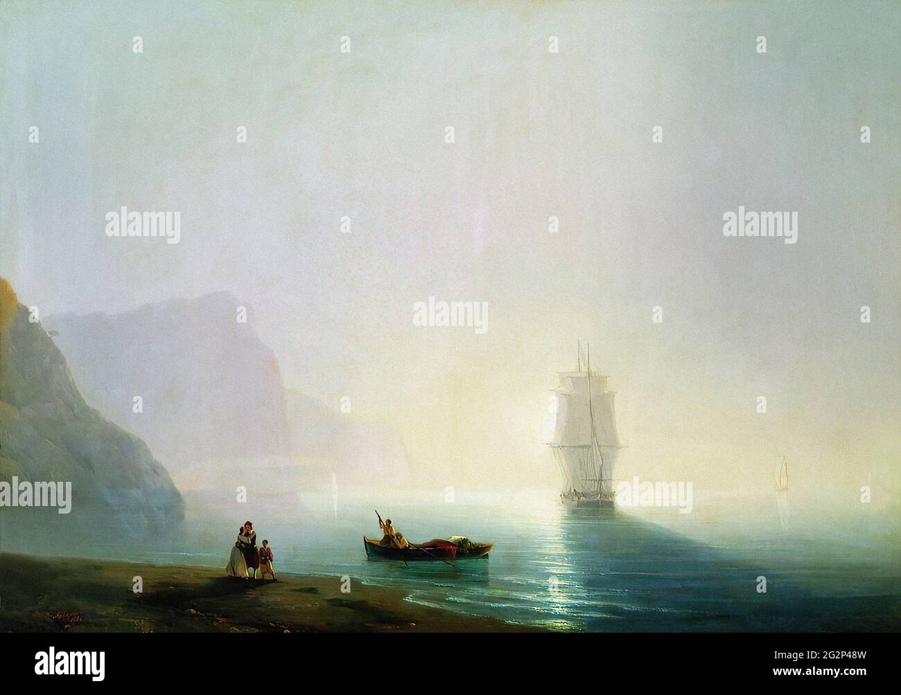 Ivan aïvazovski (1817-1900) - mattina 1851 Foto Stock