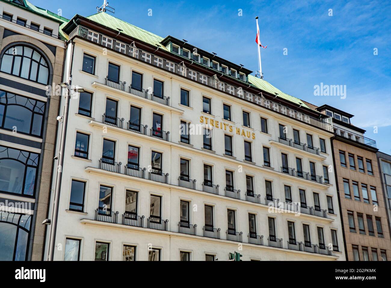 Streits House ad Amburgo - CITTÀ DI AMBURGO, GERMANIA - 10 MAGGIO 2021 Foto Stock