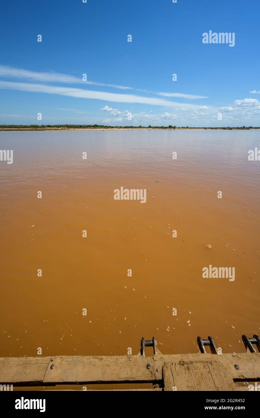 Unterwegs nach tsingy de bemaraha Foto Stock