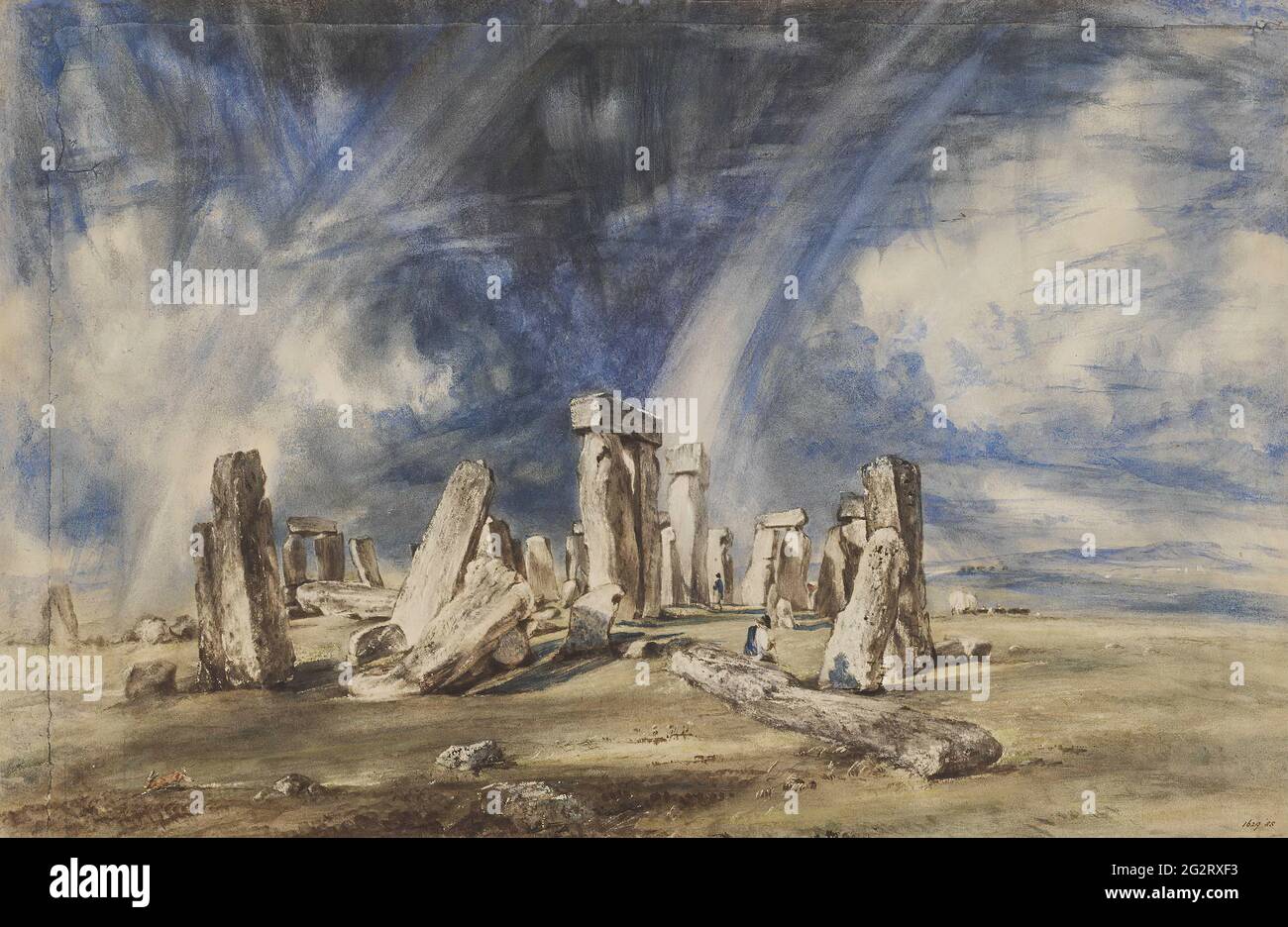 John Constable - Stonehenge Foto Stock