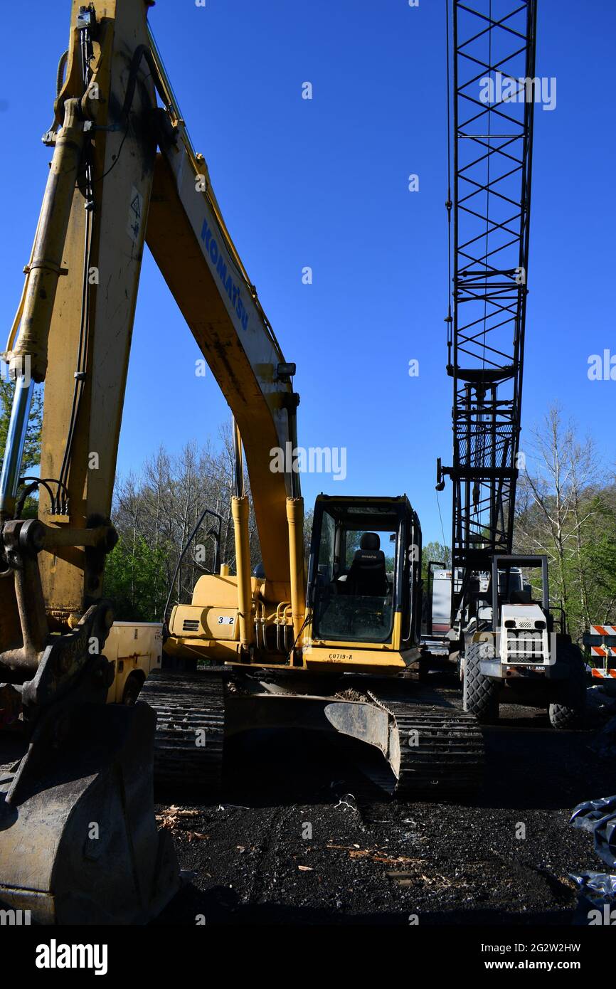 Attrezzature da costruzione Foto Stock