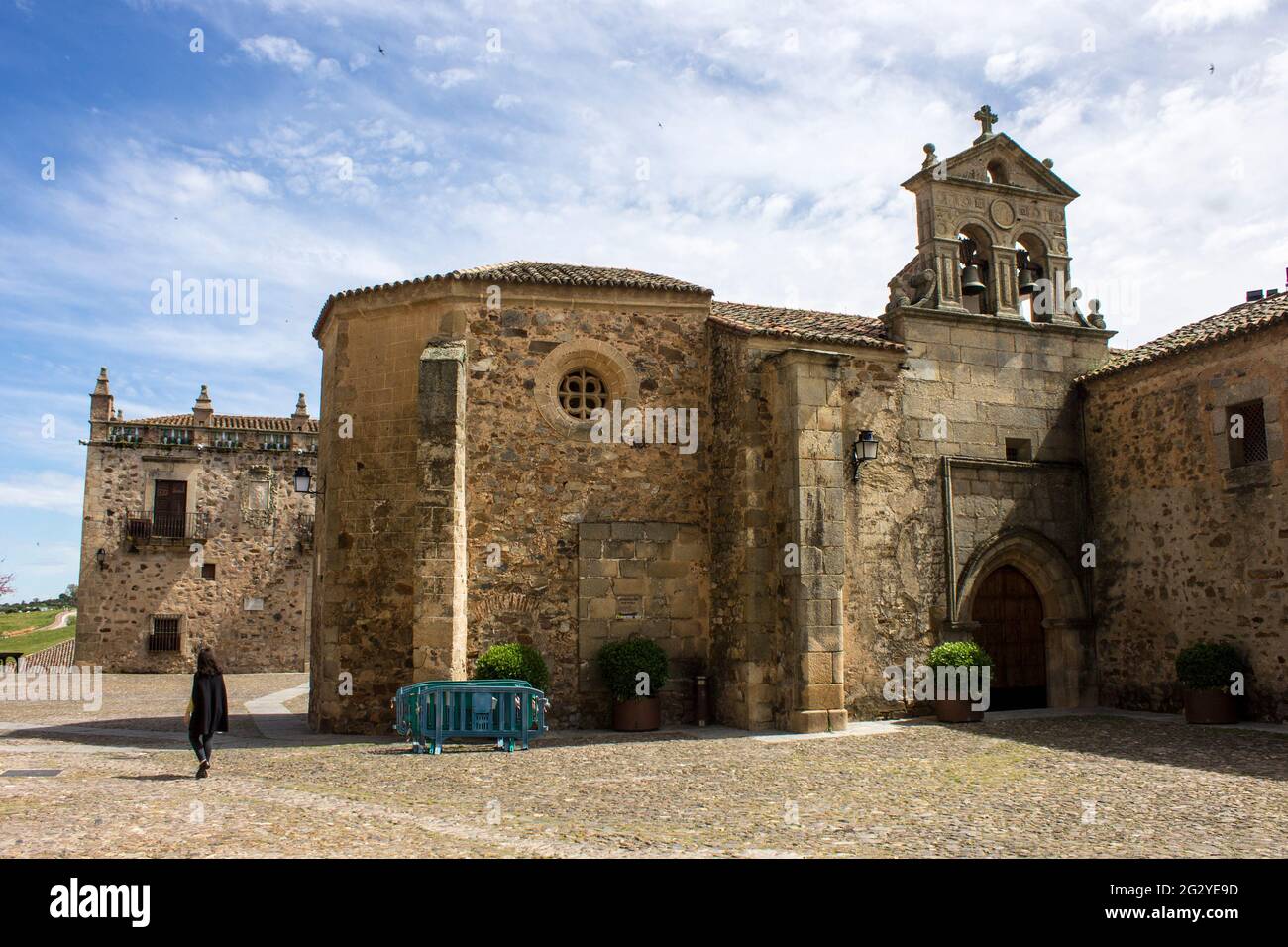 Caceres, Spagna. Il Convento de San Pablo (Convento di San Paolo) nella Città Vecchia Monumentale, un Sito Patrimonio dell'Umanità Foto Stock