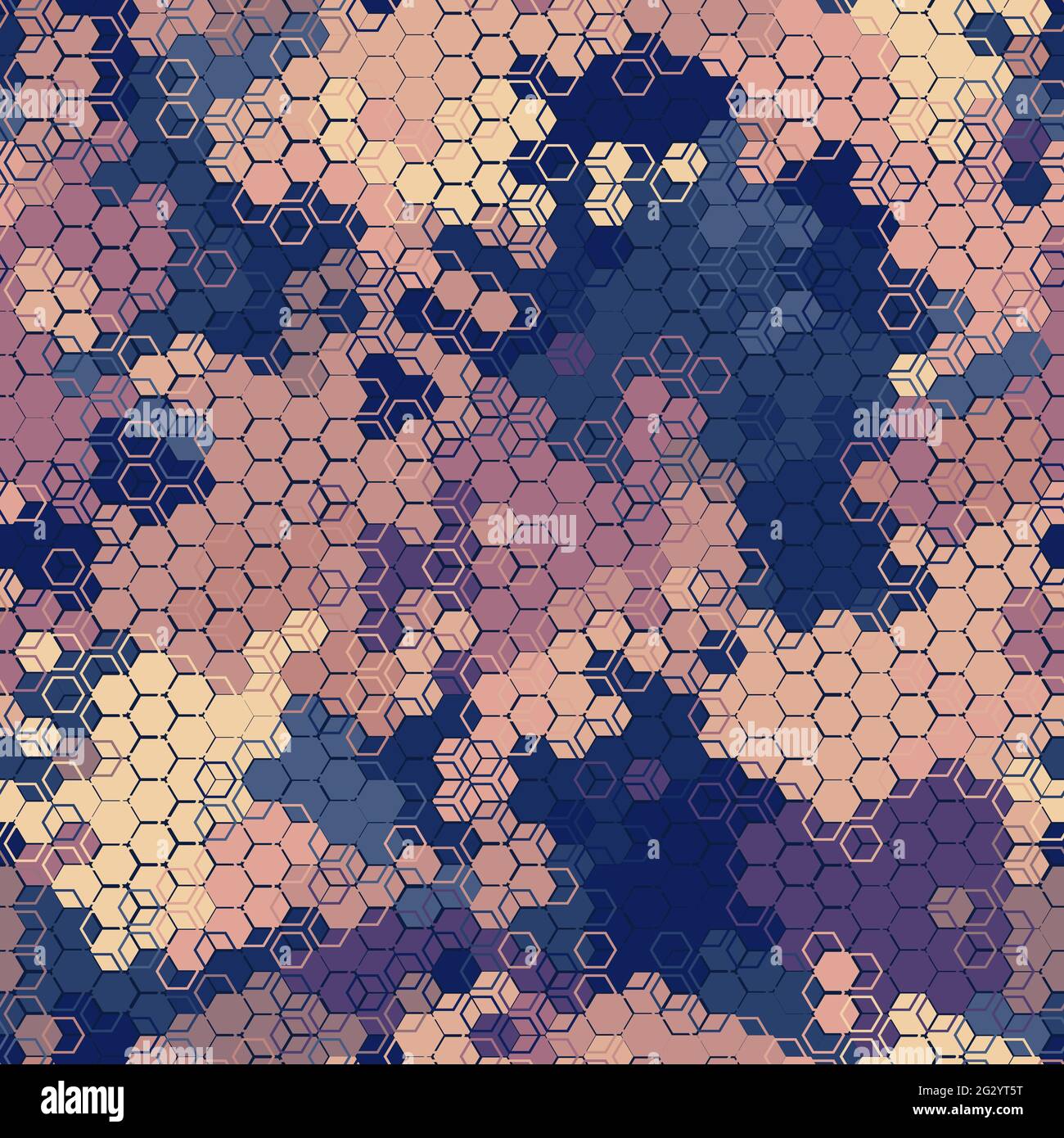 Motivo mimetico sfondo. Abbigliamento classico stile camo mascheratura ripeti stampa Illustrazione Vettoriale