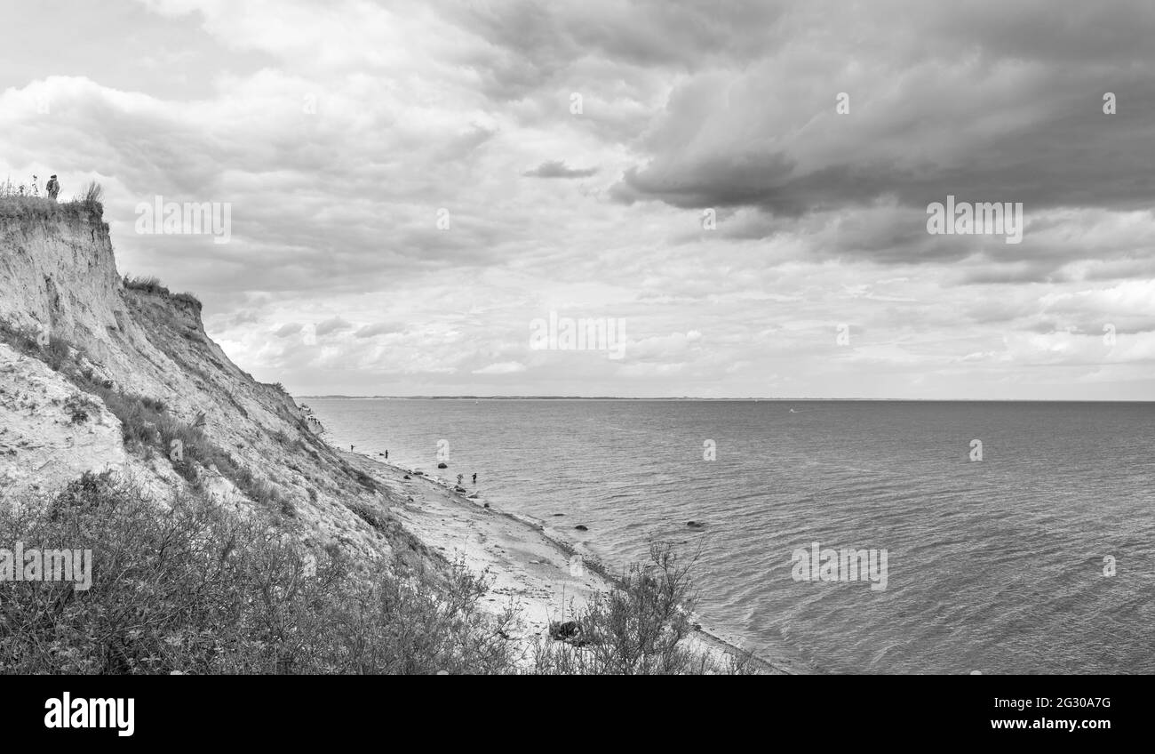 Paesaggio, si tratta di un lungomare da Kiel in Germania Foto Stock