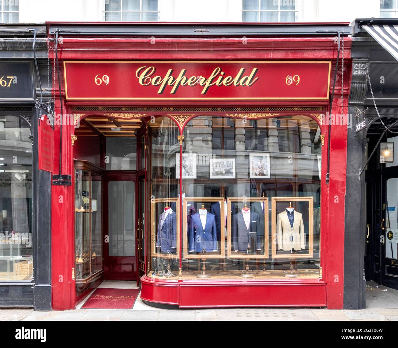LONDRA INGHILTERRA 69 TAILOR COPPERFIELD Foto Stock
