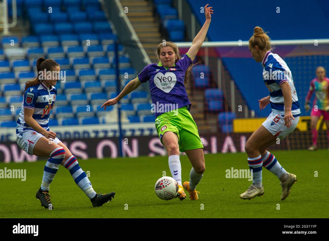 Reading, Inghilterra 06 dicembre 2020. Barclays fa Womens Super League match tra le donne di lettura e le donne di Bristol City. Foto Stock Reading, Inghilterra 06 dicembre 2020. Barclays fa Womens Super League match tra le donne di lettura e le donne di Bristol City. Foto Stock