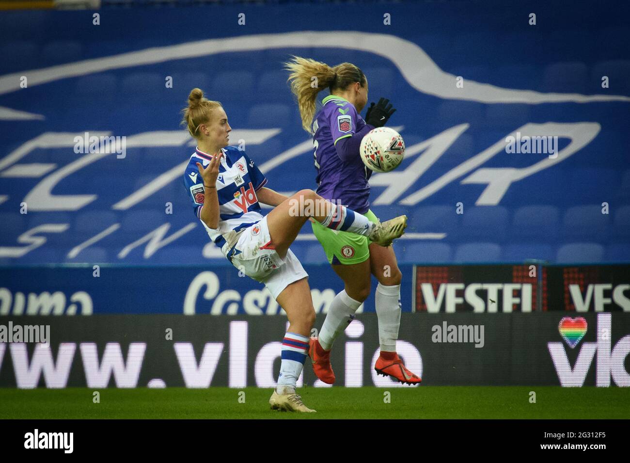 Reading, Inghilterra 06 dicembre 2020. Barclays fa Womens Super League match tra le donne di lettura e le donne di Bristol City. Foto Stock