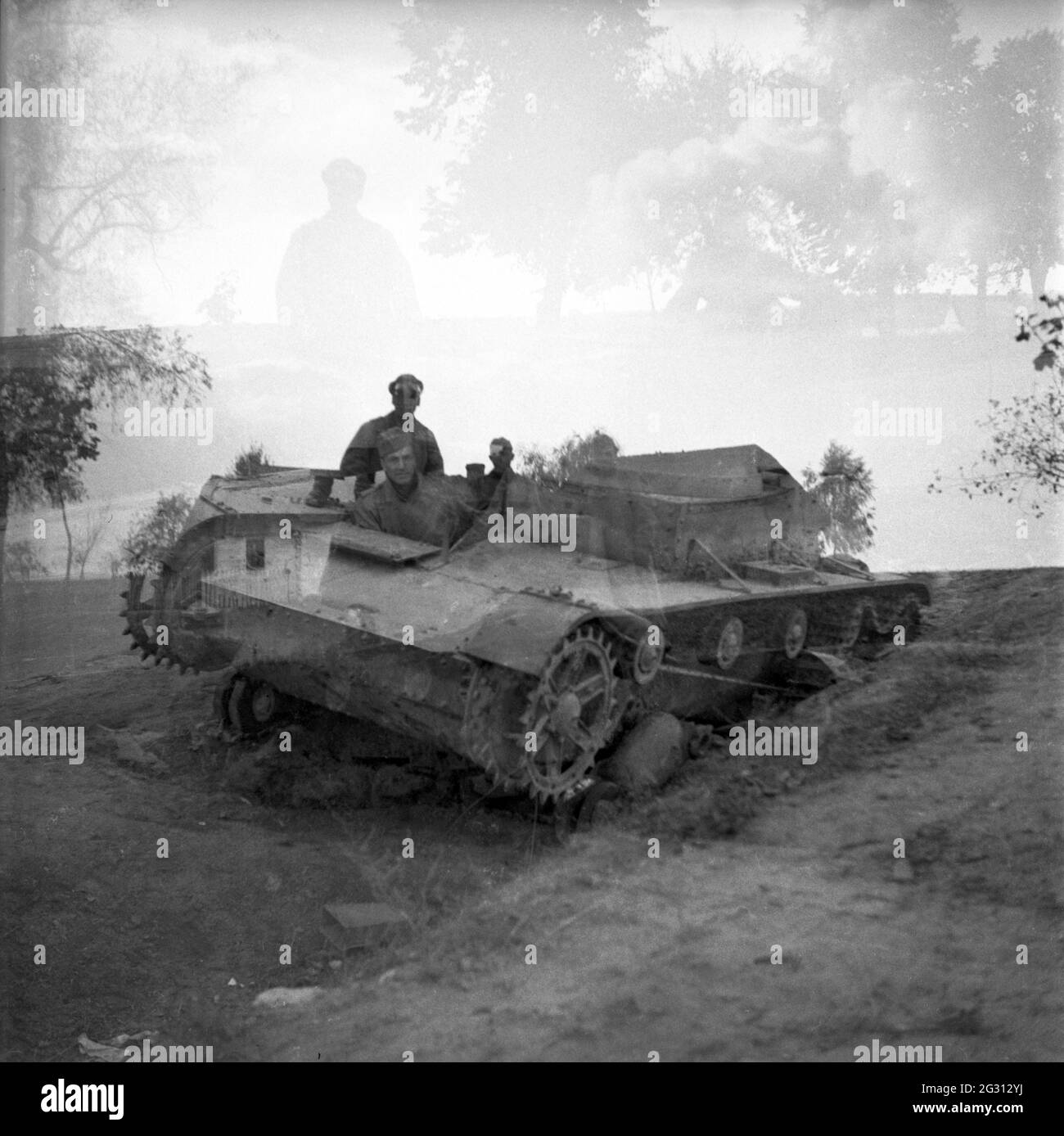 Wehrmacht Heer Fahrschulpanzer IV - carro armato militare tedesco Scuola di guida carro armato IV Mark / Mk D Foto Stock