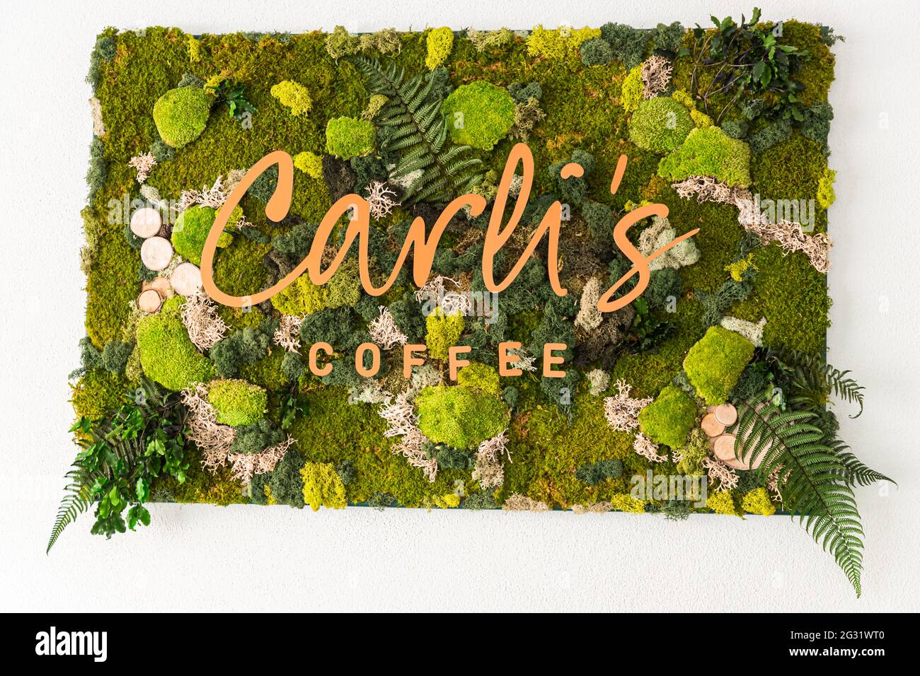 Carli's Coffee a Echternach, Lussemburgo Foto Stock