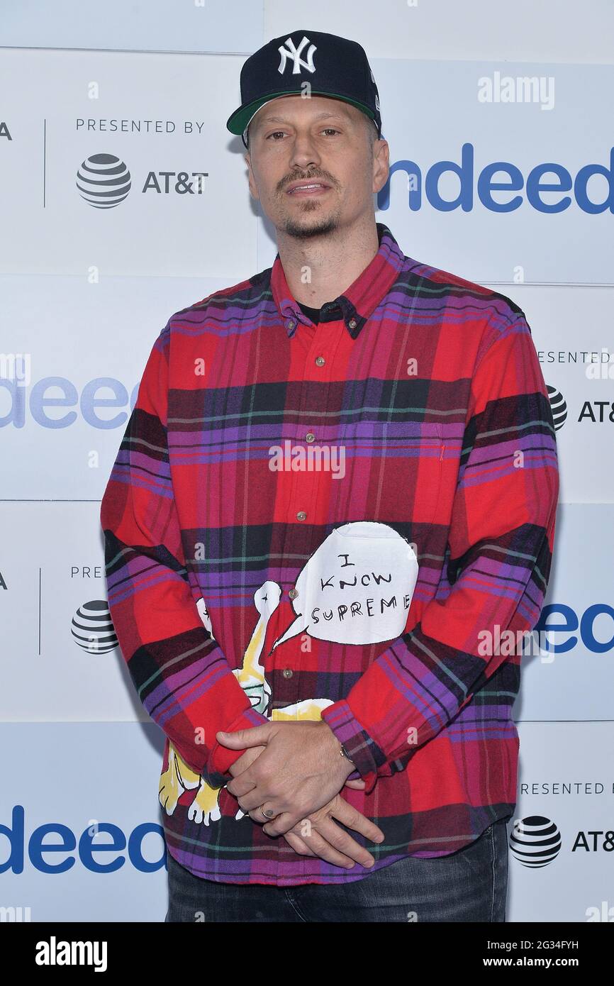 New York, Stati Uniti. 13 giugno 2021. Michael Sherman partecipa alla prima "sindrome di Stoccolma" durante il Tribeca Film Festival 2021 al Battery Park di New York, NY, 13 giugno 2021. (Foto di Anthony Behar/Sipa USA) Credit: Sipa USA/Alamy Live News Foto Stock