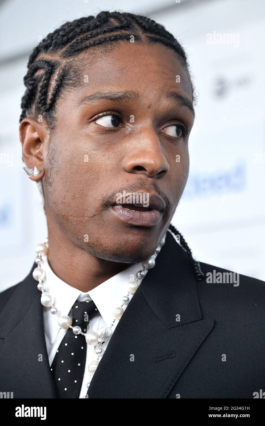 New York, Stati Uniti. 13 giugno 2021. Rocky partecipa alla prima "Stockholm Syndrome" durante il Tribeca Film Festival 2021 al Battery Park di New York, NY, 13 giugno 2021. (Foto di Anthony Behar/Sipa USA) Credit: Sipa USA/Alamy Live News Foto Stock