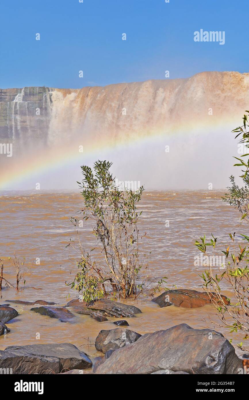 Cascate di Chitrakote, Chattishgarh, India Foto Stock