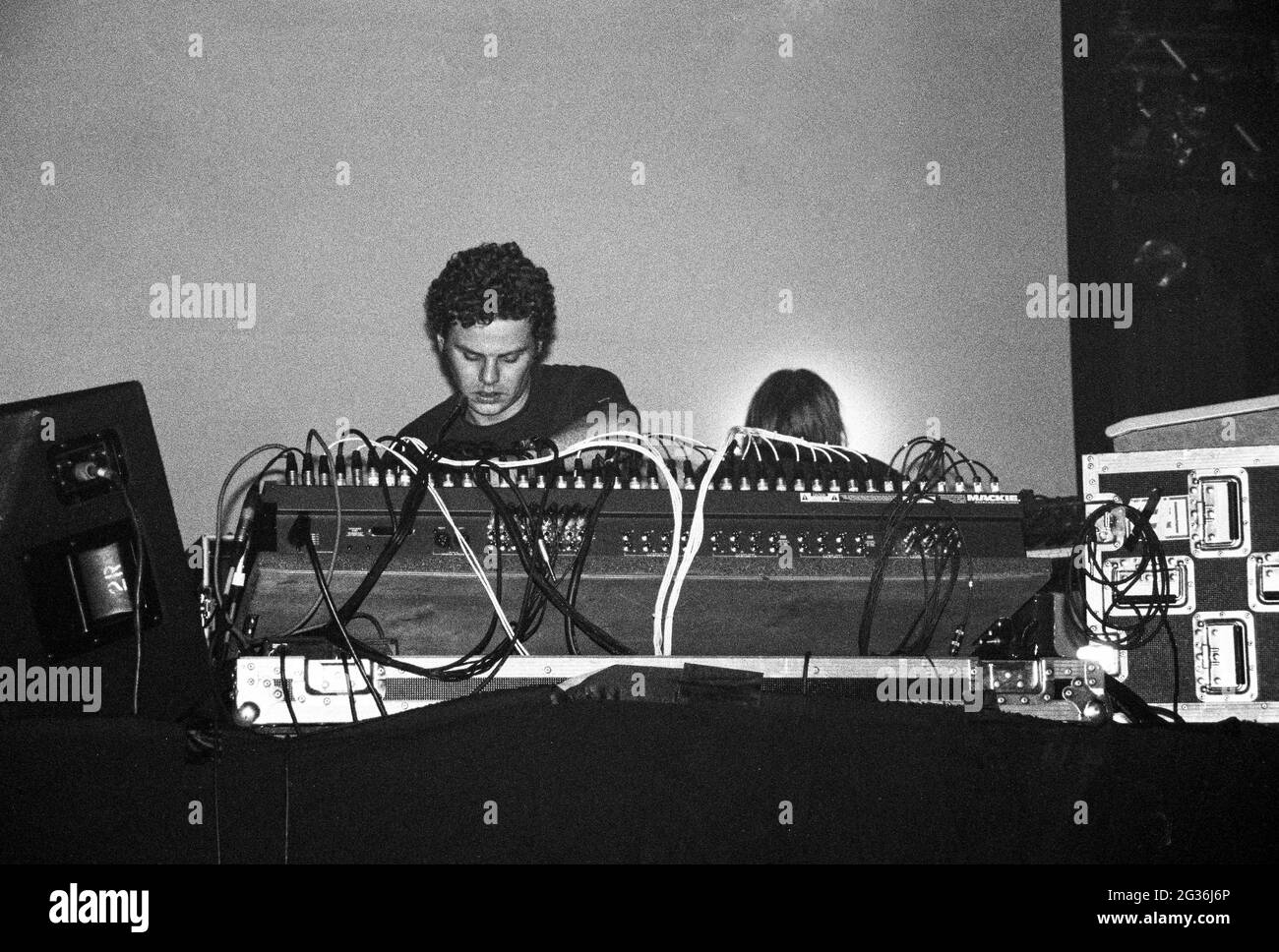 I Chemical Brothers si esibiscono all'Essential Music Festival 1997, Stammer Park, Brighton, Inghilterra, Regno Unito. Foto Stock