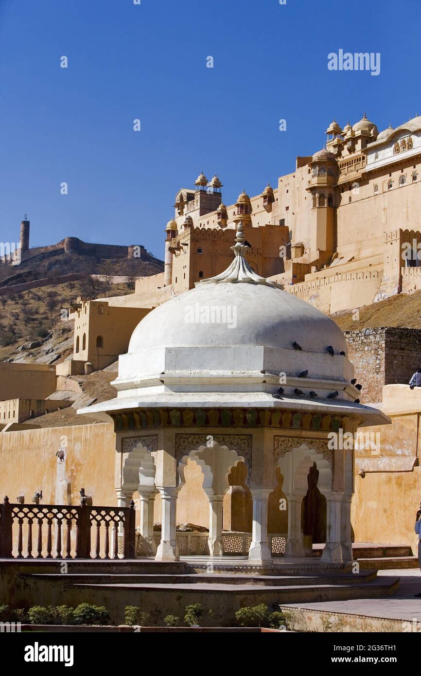 Amer Fort, India, Rajasthan, Amer Foto Stock
