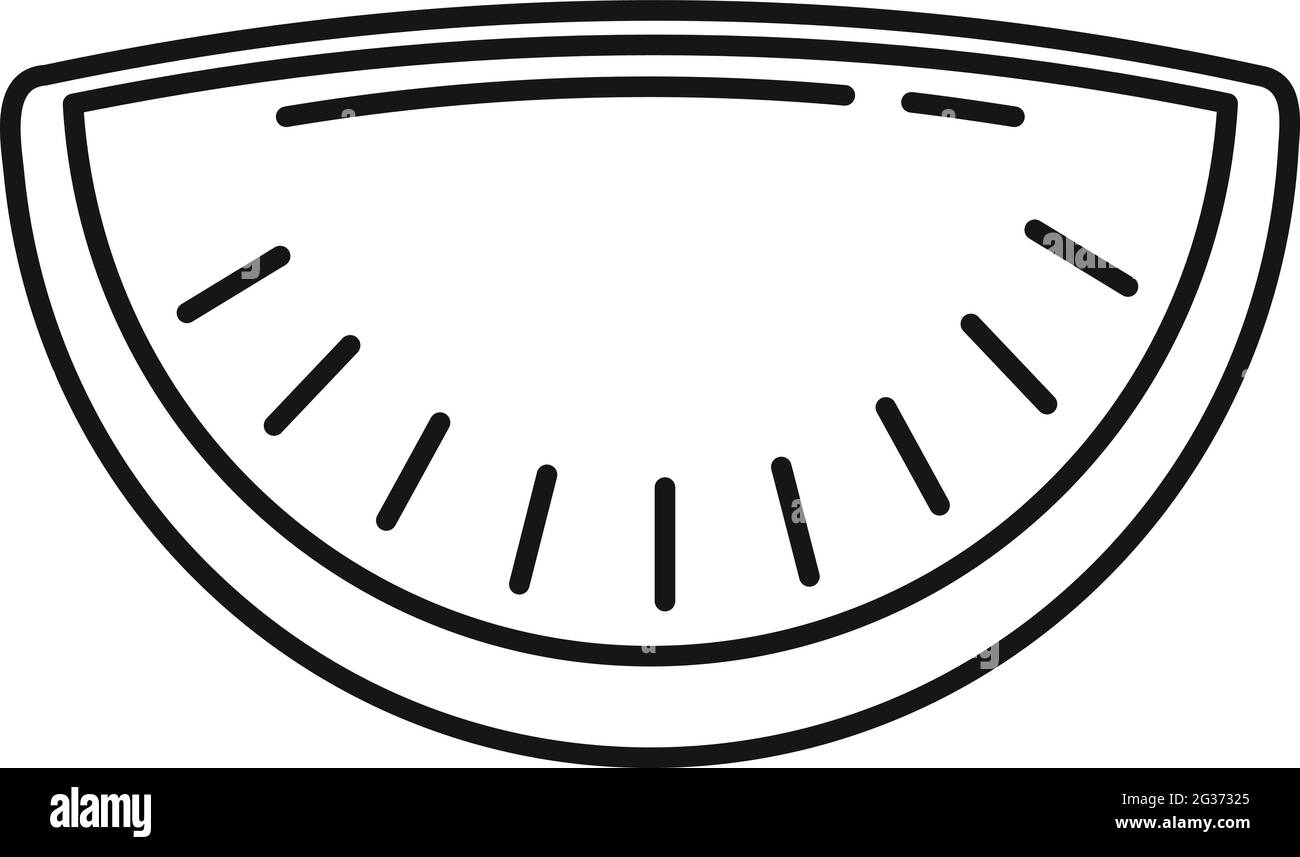 Icona di ciliegia patty, stile di contorno Illustrazione Vettoriale