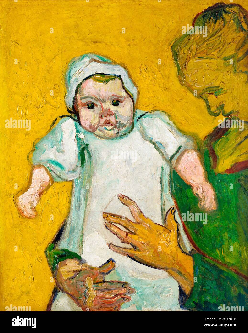 Madame Roulin and Her Baby (1888) di Vincent Van Gogh. Foto Stock