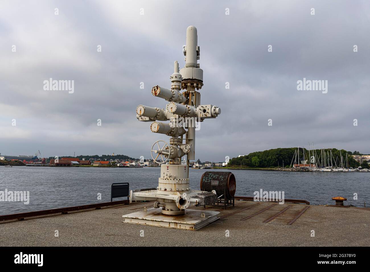 Le pipline sono state presentate al Norwegian Petroleum Museum di Stavanger, Norvegia Foto Stock