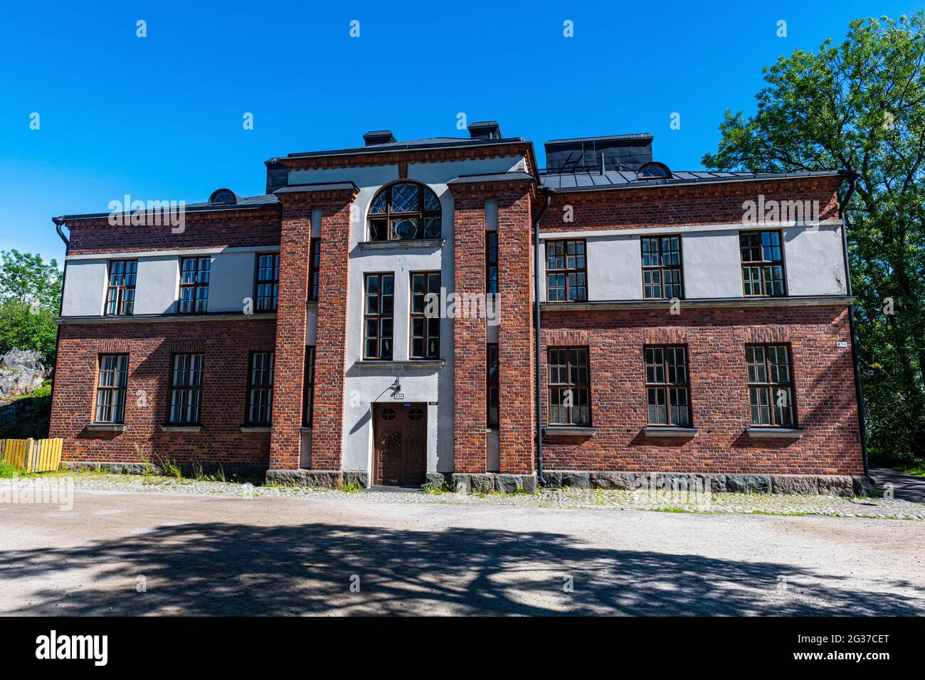 Sito patrimonio mondiale dell'UNESCO Suomenlinna Sea Fortress, Helsinki, Finlandia Foto Stock