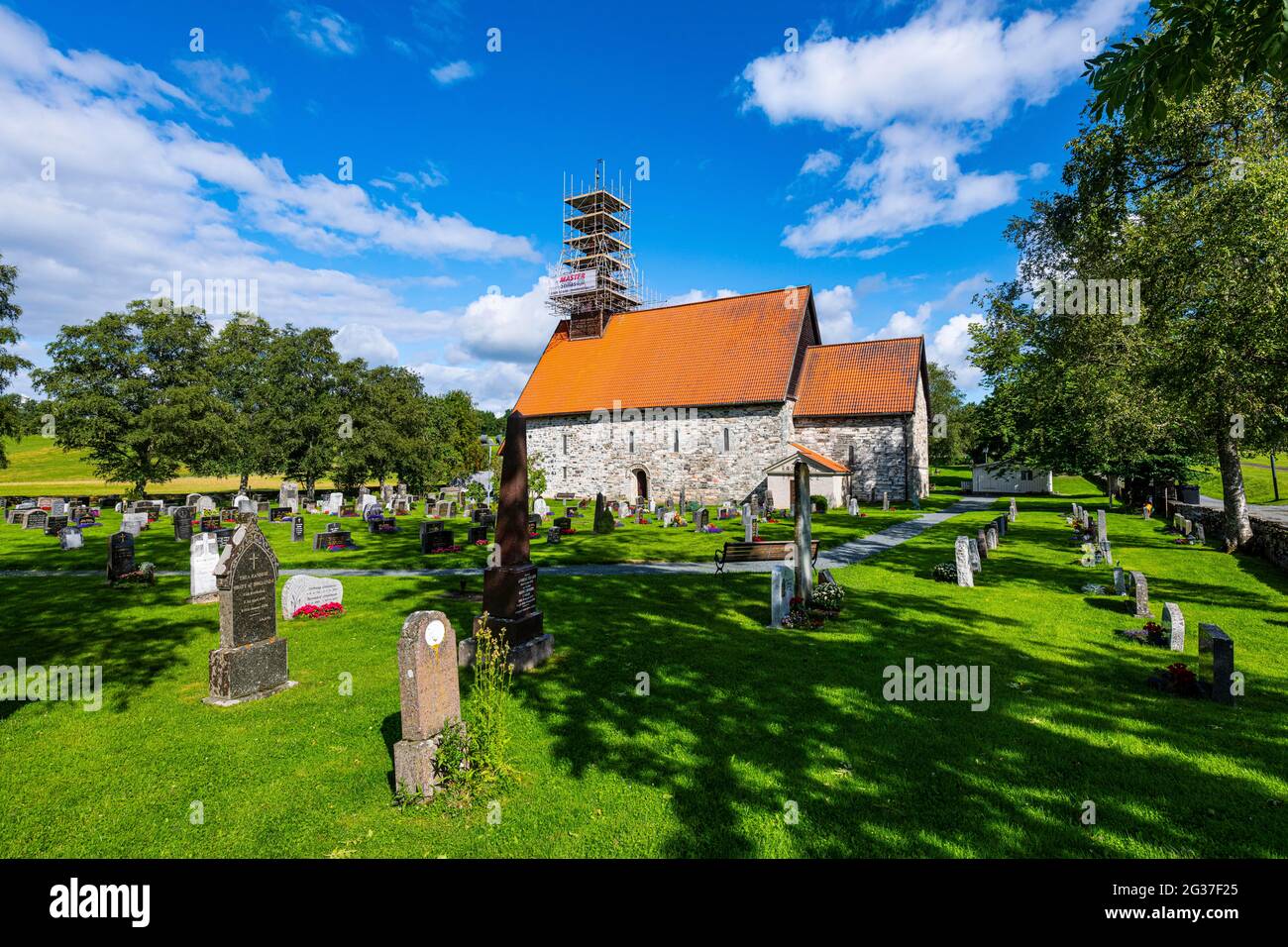 Stiklestad, Stiklestad, Norvegia Foto Stock
