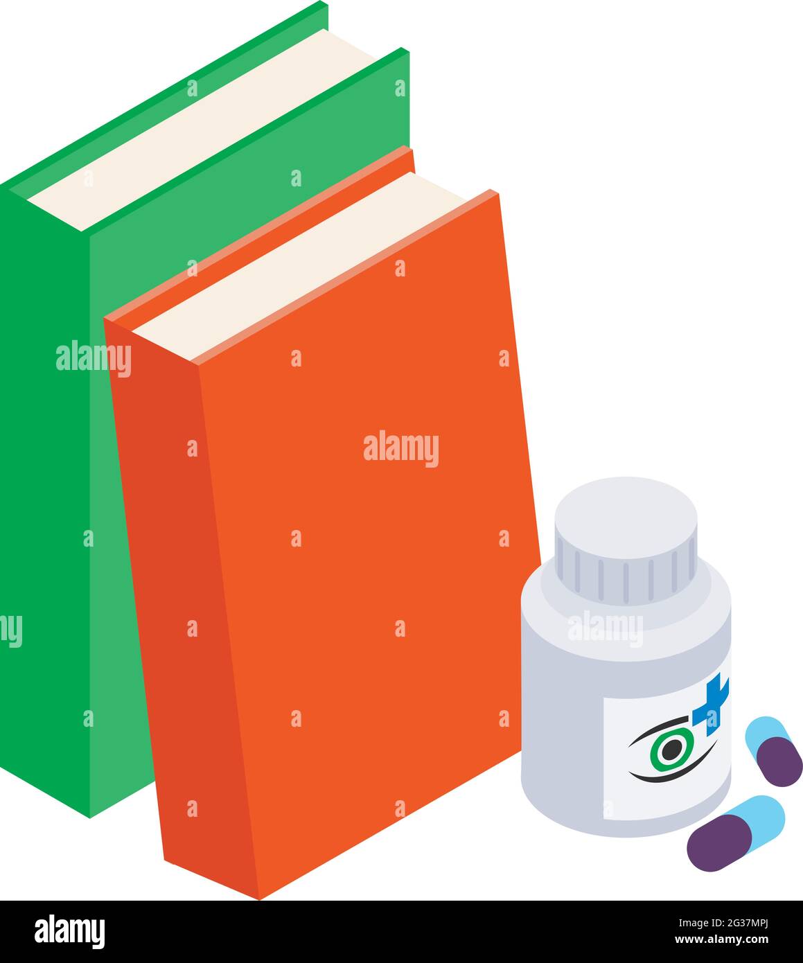 Icona salute degli occhi. Illustrazione isometrica dell'icona del vettore per la salute degli occhi per il web Illustrazione Vettoriale