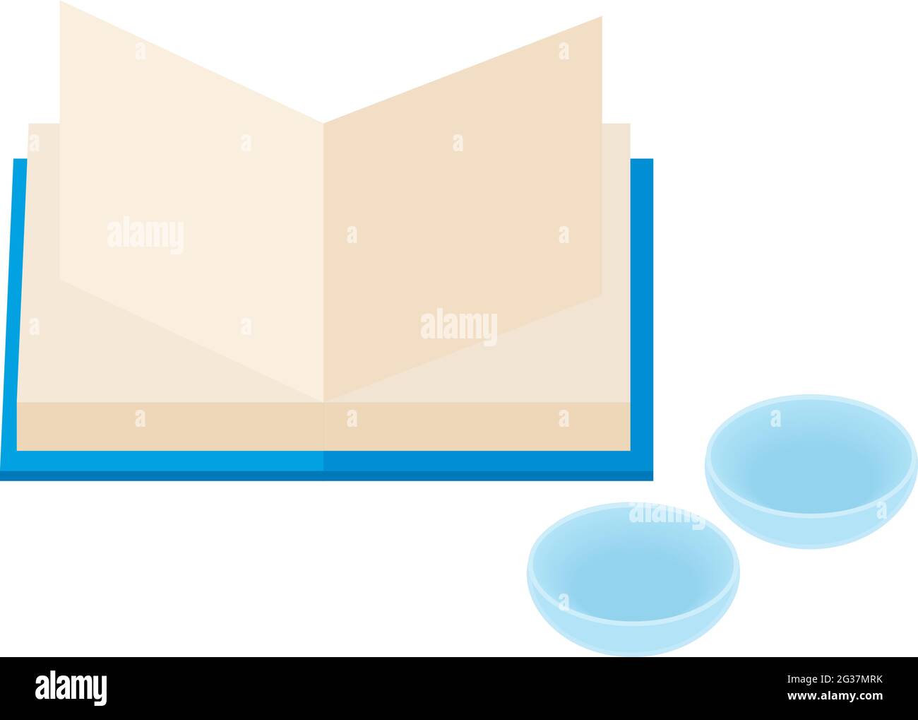 Icona di correzione della visione. Illustrazione isometrica dell'icona del vettore di correzione della vista per il Web Illustrazione Vettoriale