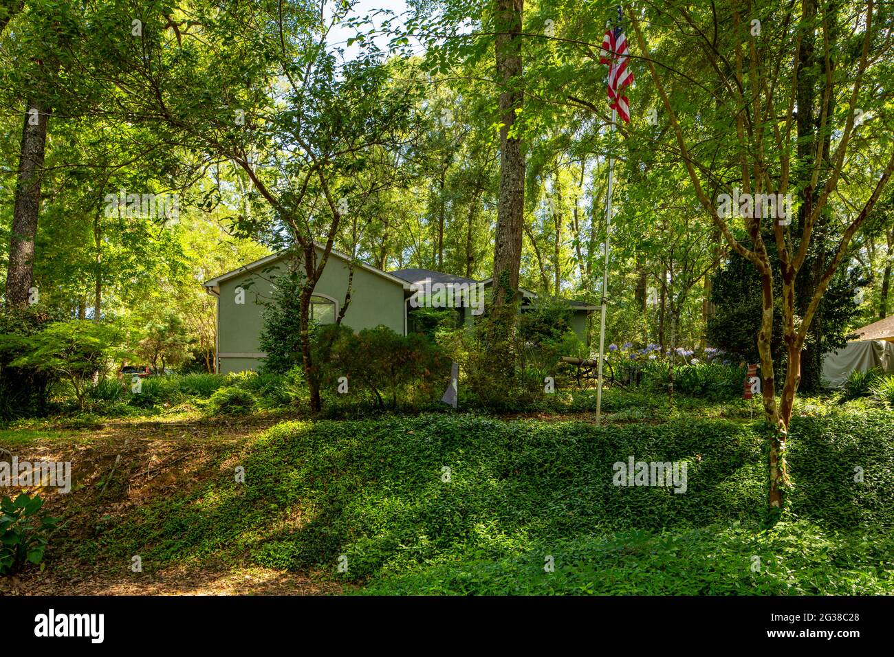 Tallahassee, FL, Stati Uniti d'America - 12 maggio 2021: Singola casa di famiglia a Tallahassee Florida USA Foto Stock