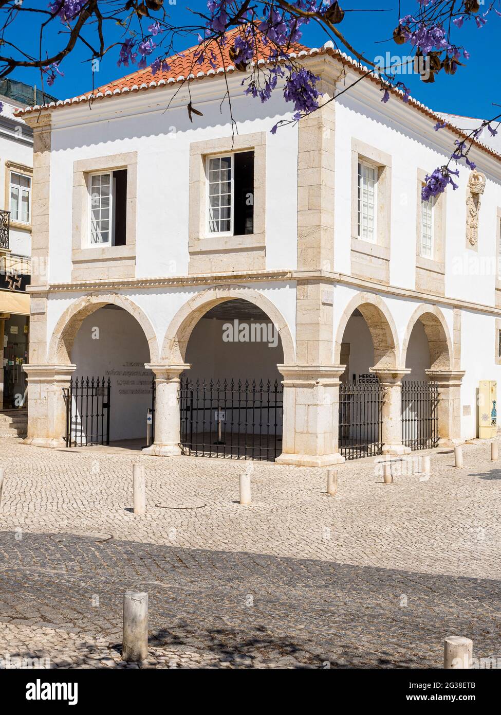 Il museo situato nel vecchio mercato degli schiavi a Lagos, Portogallo Foto Stock
