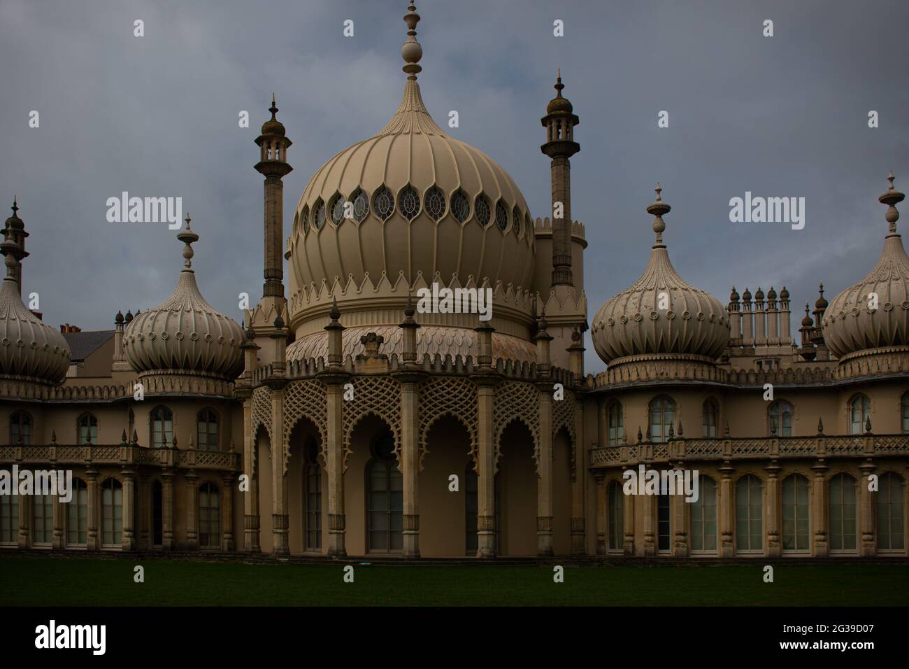 Royal Pavilion, un palazzo nel centro di Brighton, Gran Bretagna Foto Stock