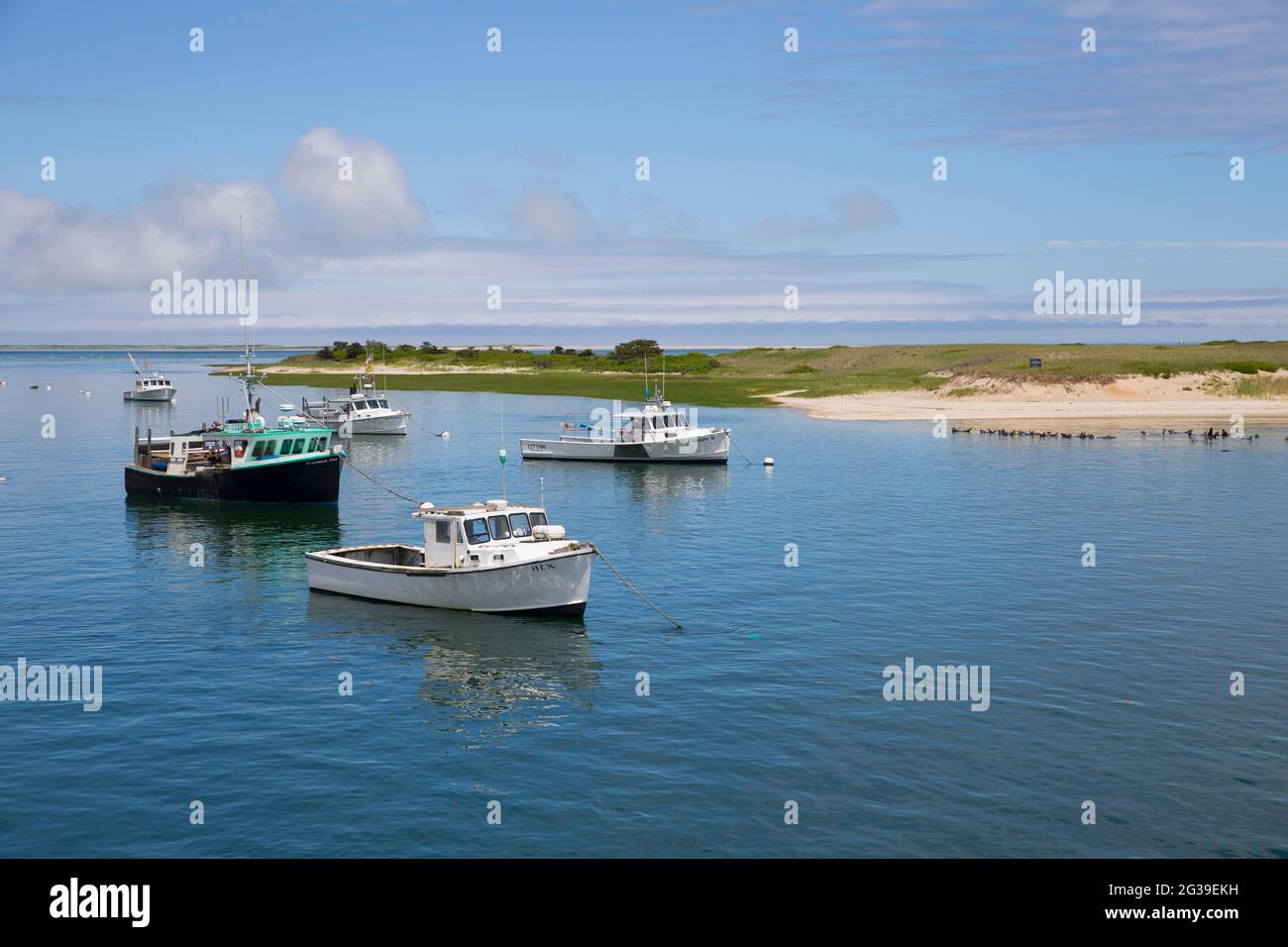 Chatham ma, molo per la pesca Foto Stock