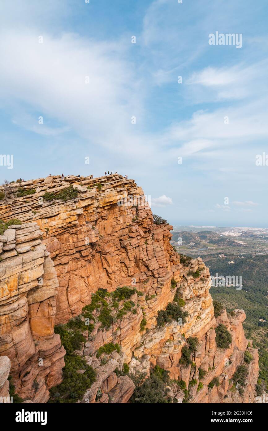 Punto di osservazione Garbi nella Sierra Calderona, Valencia, Spagna. Foto Stock