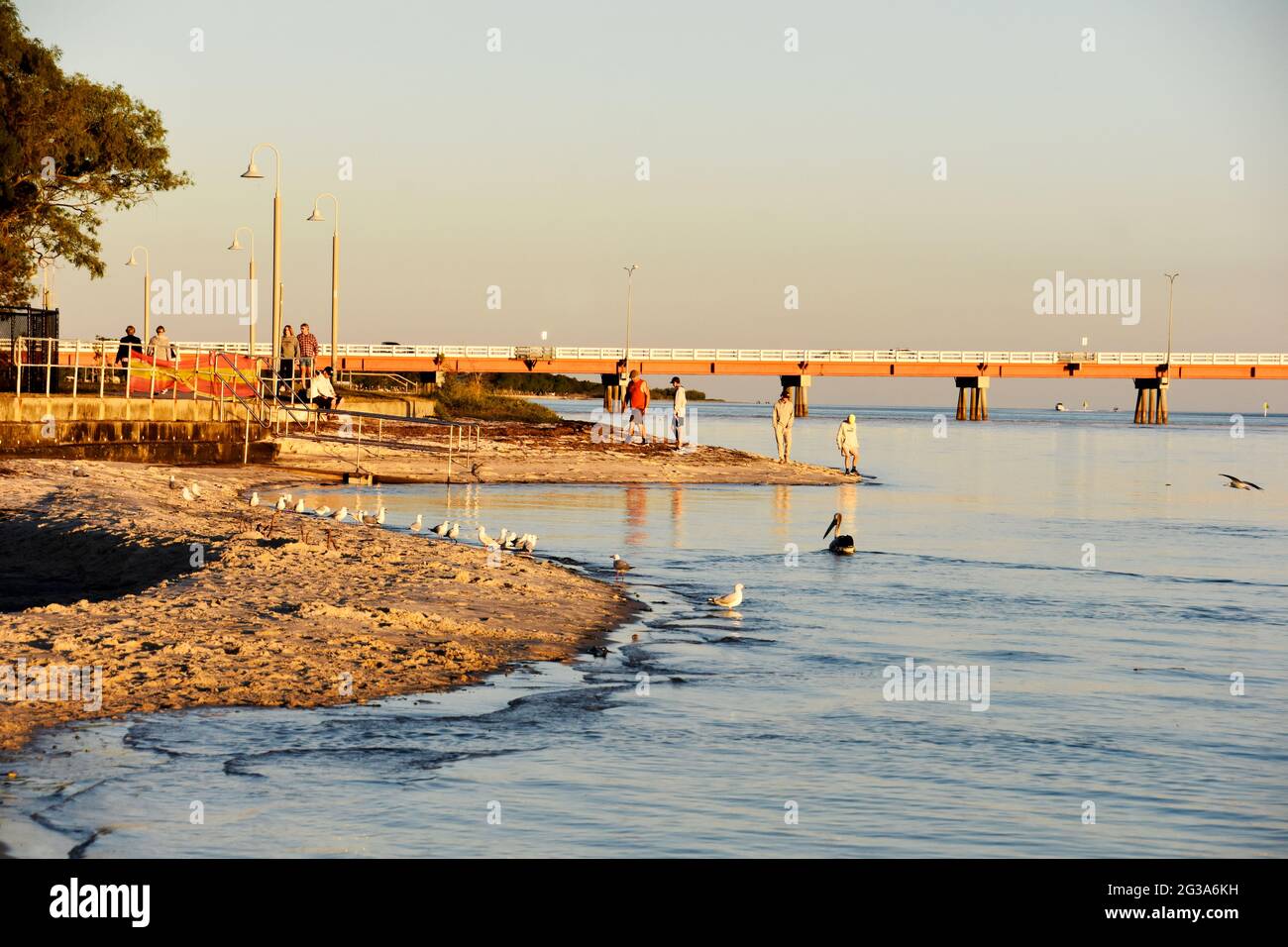 ATMOSFERA SERENA CON ACQUA CRISTALLINA Foto Stock