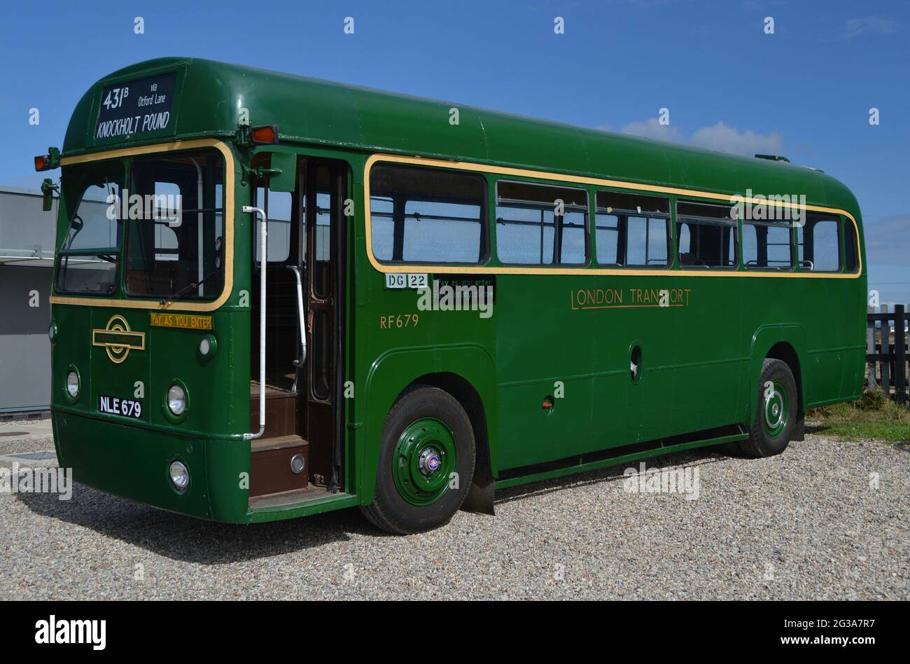 Autobus Old London - AEC Regal IV RF 713 Foto Stock